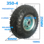 RODA PNEUMÁTICA 350 X 4